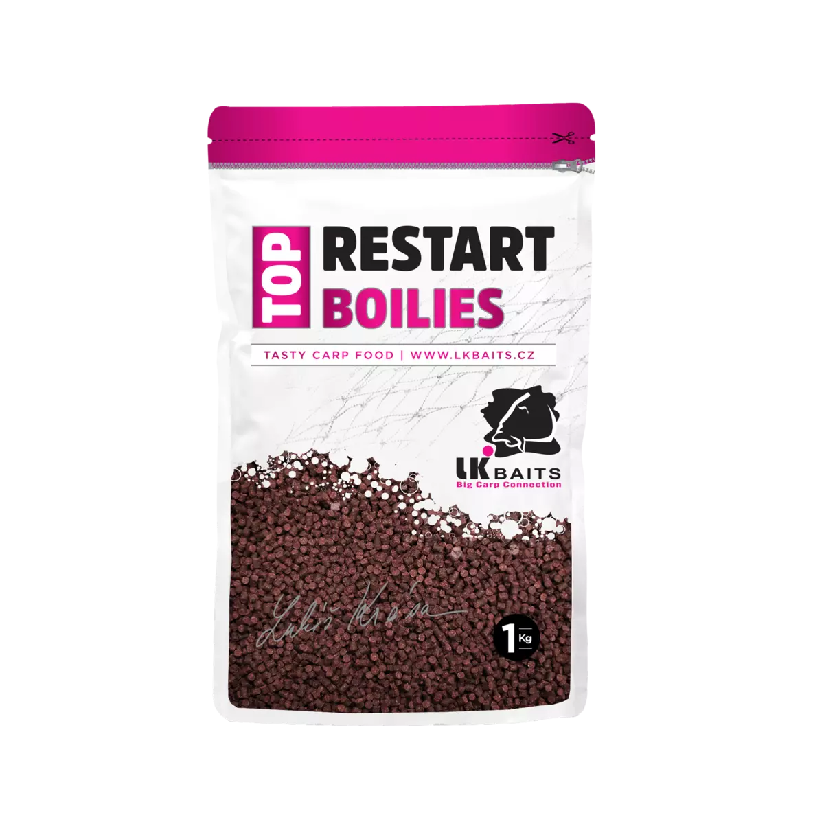 LK Baits Top ReStart Pellet Purple Plum 4mm, 1kg