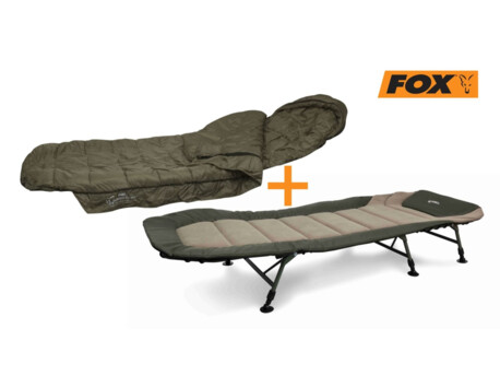 Fox Lehátko Warrior 6 Leg Legged bedchair + Spacák Warrior Zdarma!
