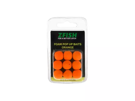Zfish Pěnová Nástraha Foam Pop up Baits Orange 15mm