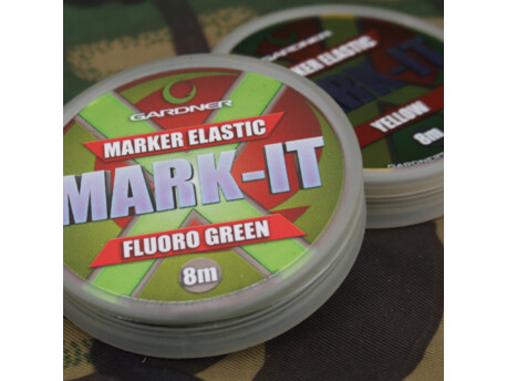 GARDNER Guma Marker Elastic (8m) Fluoro Green 
