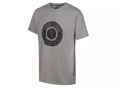 GREYS Tričko s krátkým rukávem Heritage Grey