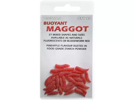 DRENNAN Červy Buoyant Maggot bloodworm red