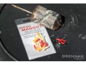 DRENNAN Červy Buoyant Maggot bloodworm red