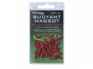 DRENNAN Červy Buoyant Maggot bloodworm red