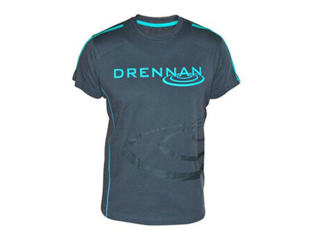 DRENNAN Triko T-Shirt Grey/Aqua vel. XL