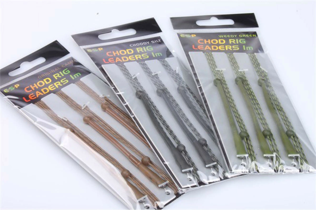 ESP Návazec Chod Rig Leaders 1m Camo Brown 🎣 Na Soutoku