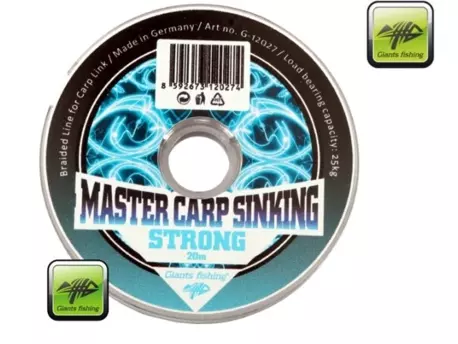 Giants Fishing Splétaná šňůra Master Carp Sinking 0,30mm/25lb/20m