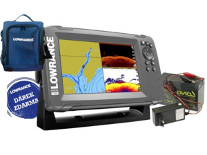 LOWRANCE HOOK² 7 GPS se Sondou Splitshot + baterie a nabíječka ZDARMA