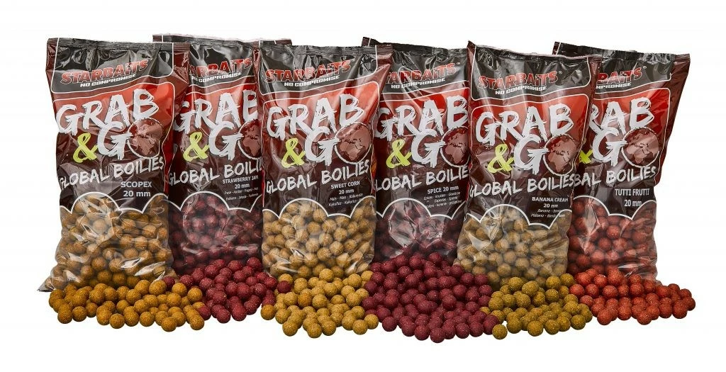 STARBAITS GRAB & GO GLOBAL BOILIES 20 mm 1kg