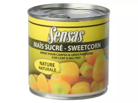 SENSAS Kukuřice v plechovce 138g  PŘÍRODNÍ