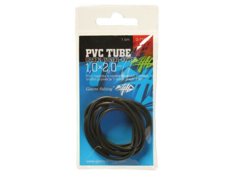 GIANTS FISHING PVC hadička PVC Tube Green/InnerxOuter 0,8x1,8mm,1m