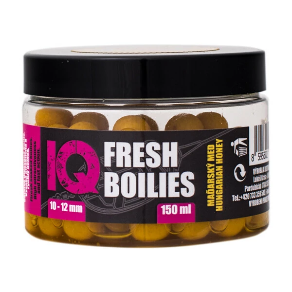 LK BAITS IQ Method Feeder Boilies Fresh 10-12mm,150 ml Maďarský Med/Hungarian Honey