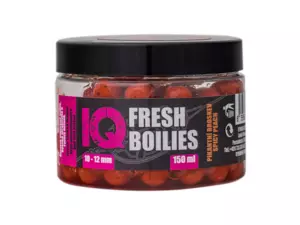 LK BAITS IQ Method Feeder Boilies Fresh 10-12mm,150 ml Pikantní broskev / Spicy Peach