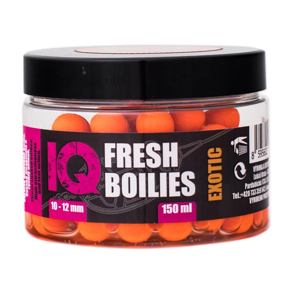 LK BAITS IQ Method Feeder Boilies Fresh 10-12mm,150 ml Exotic