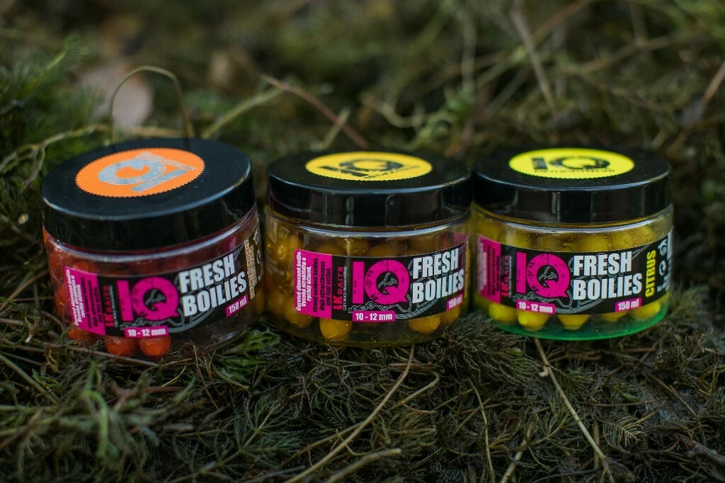 LK BAITS IQ Method Feeder Boilies Fresh 10-12mm,150 ml Citrus