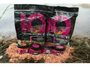 LK BAITS IQ Method Feeder Boilies Fresh 10-12mm,150 ml Cherry