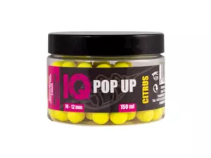 LK BAITS IQ Method Feeder Pop UP Fluoro Boilies 10-12mm,150 ml Citrus