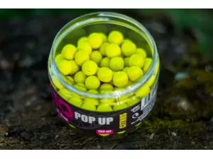 LK BAITS IQ Method Feeder Pop UP Fluoro Boilies 10-12mm,150 ml Citrus