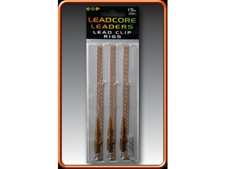 ESP Návazec Leadcore Lead Clip 1,5m Original Camo