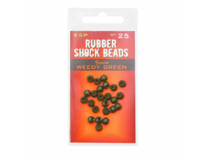 ESP Rubber Shock Beads Weedy Green 5mm
