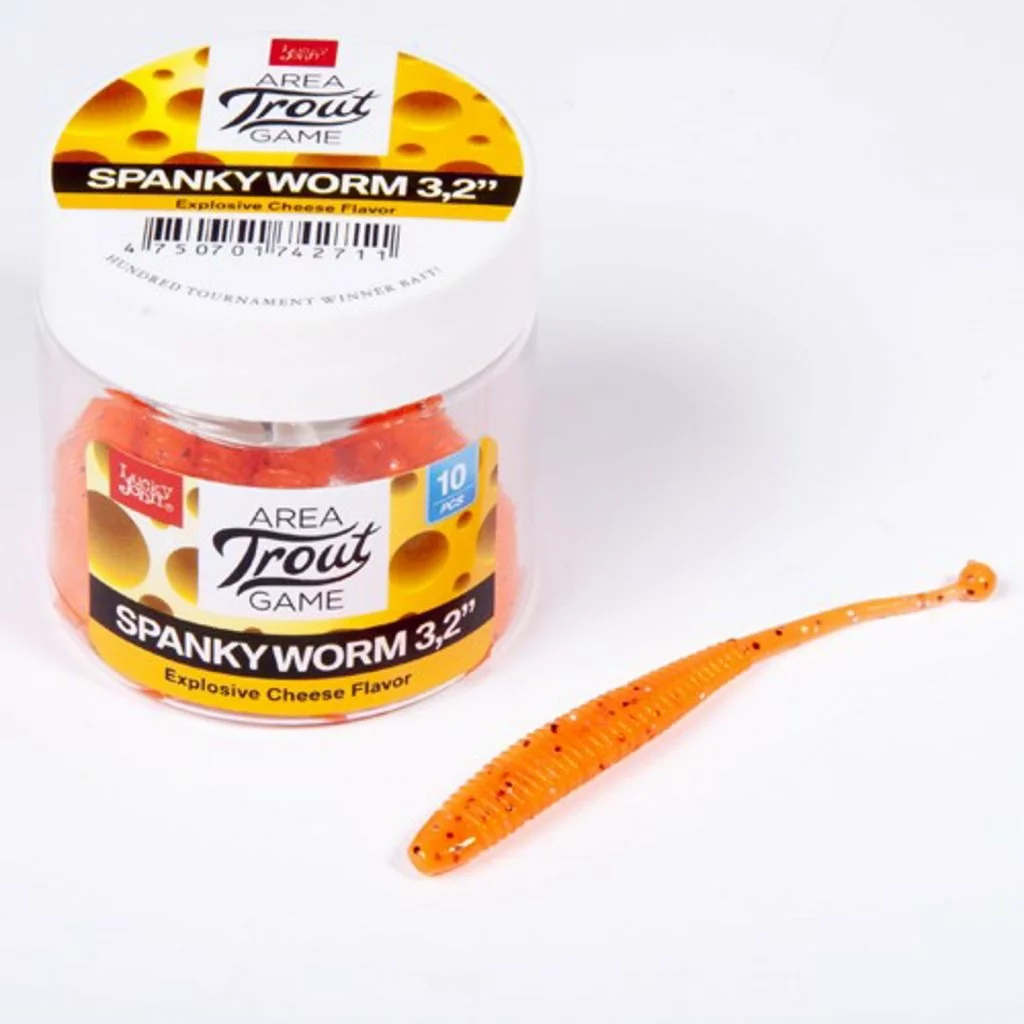 LUCKY JOHN SPANKY WORM 3,2" 10ks - barva 036