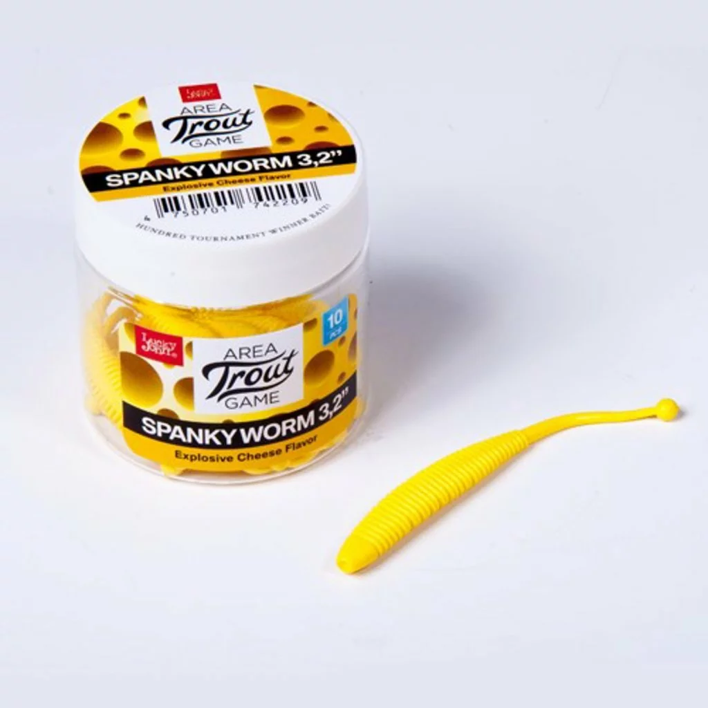 LUCKY JOHN SPANKY WORM 3,2" 10ks - barva 101