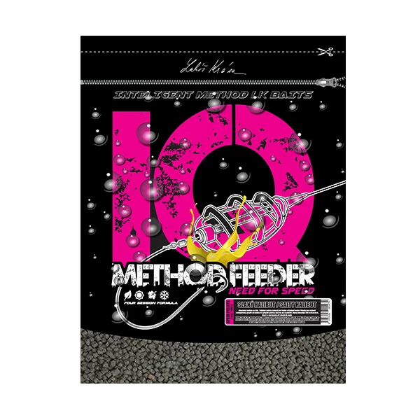 LK BAITS IQ Method Feeder Speed Pellets 600g Slaný halibut/ Salt Halibut 2mm