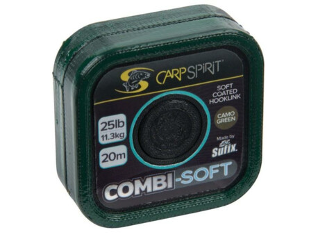 Carp Spirit Combi Soft-Coated Braid 20 m/11 kg/maskovací zelená