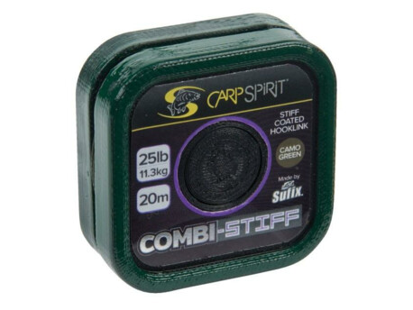 Carp Spirit Combi Stiff-Coated Braid- Camo Green 20m 25lb