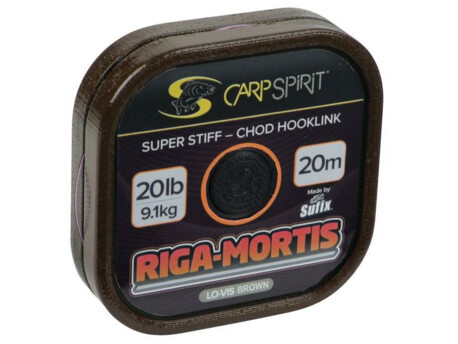 Carp Spirit Riga Mortis-Chod Hoolink Lo-Vis Brown 20m 25lb