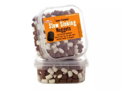 Dynamite Baits Super Fishmeal Slow Sinking Nuggets White/Brown (karton 8 ks)