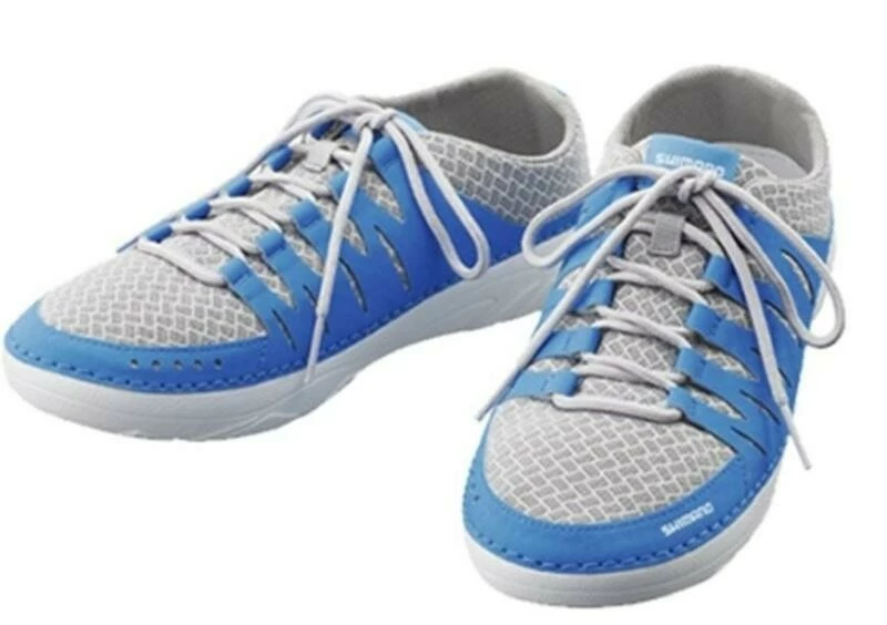 Shimano Evair Boat Shoes vel. 40,5, světlé modré 🎣 Na Soutoku