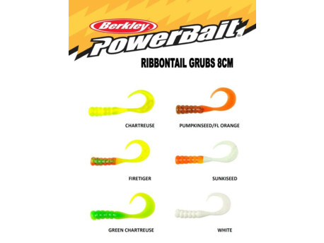 Twister Berkley PowerBait Ribbontail Grubs 8cm