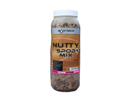 BAIT-TECH Partiklová směs s ořechy Nutty Spod Mix Jar 2,5lit