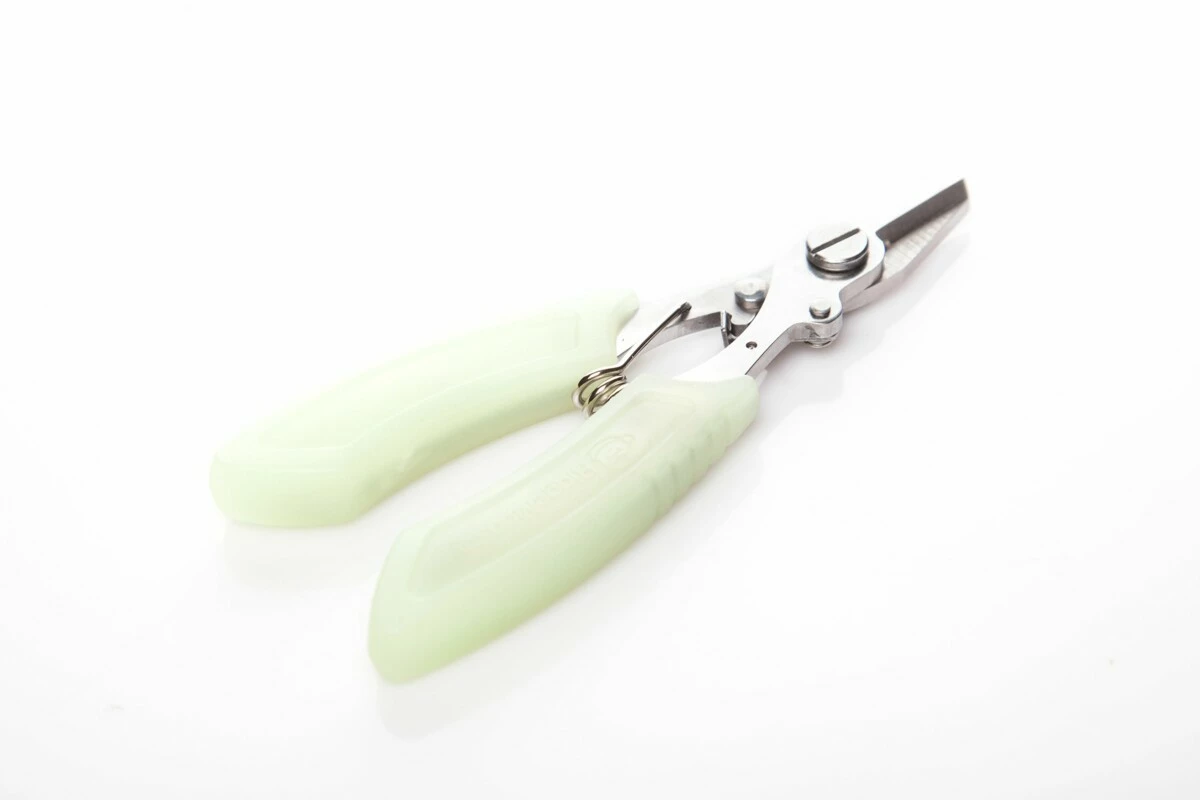 RidgeMonkey Nite Glow Braid Scissors- svítící nůžky na bižuterii VÝPRODEJ