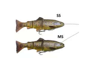 SAVAGE GEAR 4D Nástraha Line Thru Trout VÝPRODEJ