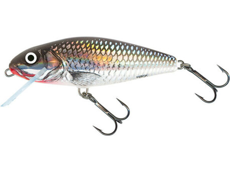 SALMO Wobler Perch Floating 8cm - HOLOGRAPHIC GREY SHINER