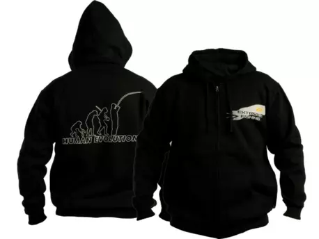 DOC FISHING Hood mikina EVOLUTION černá VÝPRODEJ