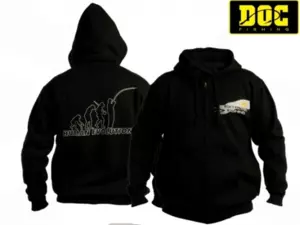 DOC FISHING Hood mikina EVOLUTION černá