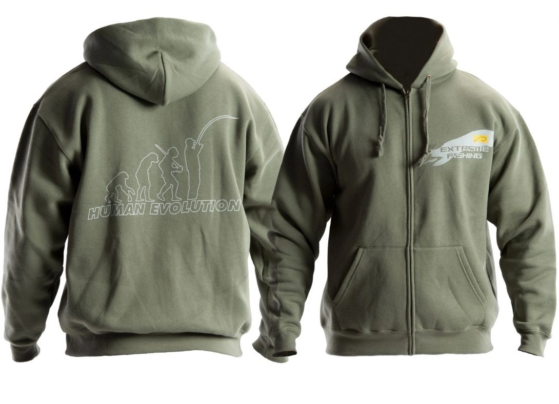 DOC FISHING Hood mikina EVOLUTION khaki VÝPRODEJ