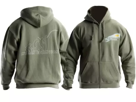 DOC FISHING Hood mikina EVOLUTION khaki VÝPRODEJ
