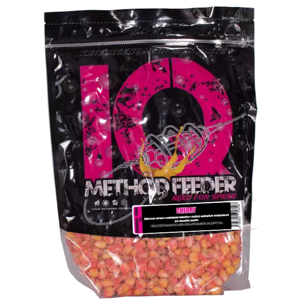 LK Baits IQ Method Feeder Corn 1kg Cherry