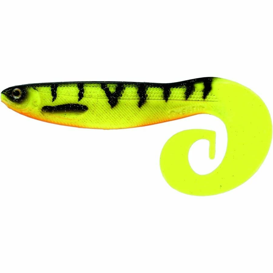 WESTIN Gumová nástraha CurlTeez 8,5cm 6g Fire Perch 2ks VÝPRODEJ