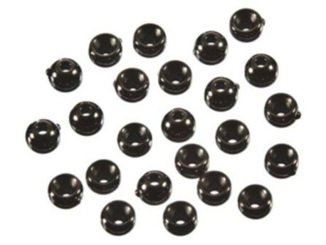 GIANTS FISHING Hlavičky černé - Beads Black 3,3 mm/100 ks