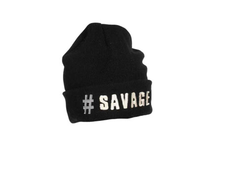 SAVAGE GEAR Čepice Simply Savage #Savage Beanie VÝPRODEJ