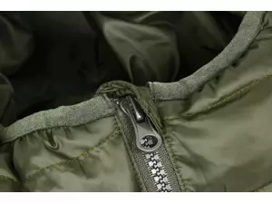 FOX CHUNK Bunda Olive Quilted Jacket VÝPRODEJ