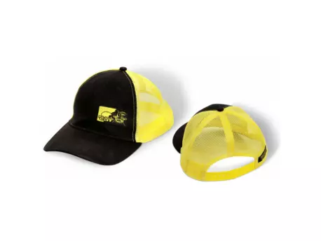 BLACK CAT Kšiltovka Trucker Cap uni černá/žlutá VÝPRODEJ