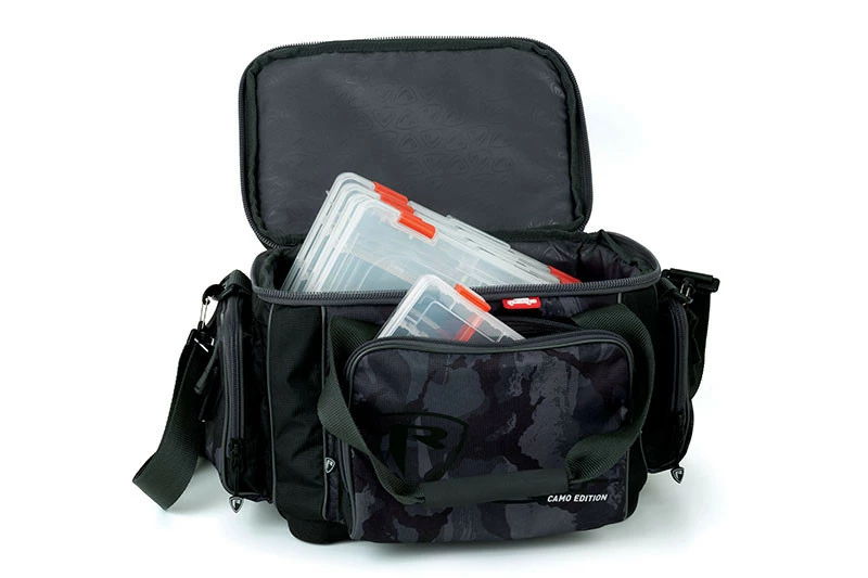 FOX RAGE Taška Voyager Camo Carrybag Medium + 5 boxů 🎣 Na Soutoku