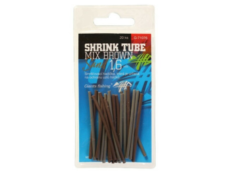 GIANTS FISHING Smršťovací hadička mix barev Shrink Tube Brown-Sand