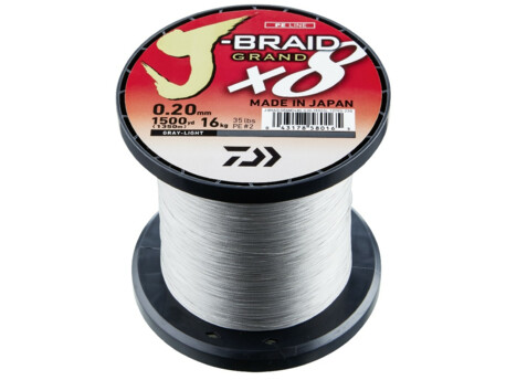 DAIWA J-Braid X8 Grand světle šedá 1m AKCE